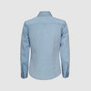 Приталенная блуза 03304 279, голубой цвет