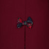 Жакет полуприлегающего силуэта из ткани повышенной износостойкости, на подкладке, бордовый цвет