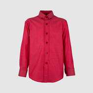 Рубашка классическая с карманом, розовый цвет