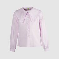 Приталенная блуза 03304 334, розовый цвет