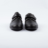 Классические туфли на липучке, черный цвет
