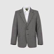 Приталенный пиджак из ткани с водо- и грязеотталкивающим эффектом, серый цвет