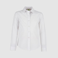 Приталенная блуза, белый цвет