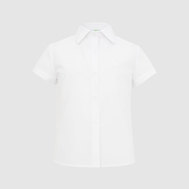 Блуза с короткими рукавами, белый цвет